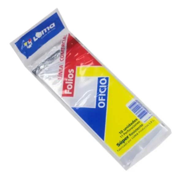 FOLIOS LUMA STANDARD OFICIO X 10