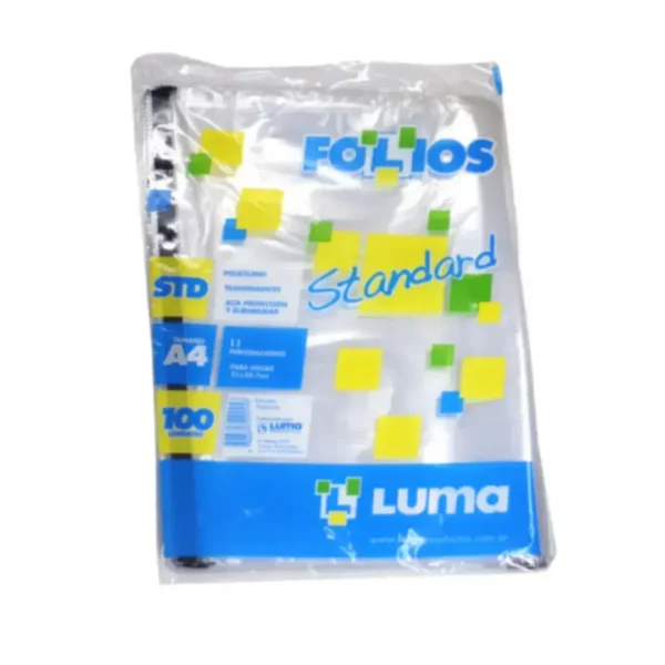 FOLIOS LUMA STANDARD A4 X 100