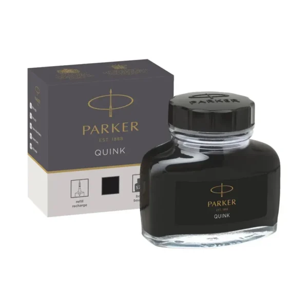 TINTA PARKER QUINK FRASCO NEGRO