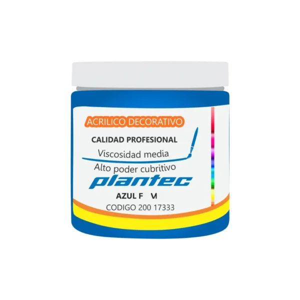 ACRILICO PLANTEC DEC.200ML AZUL REAL