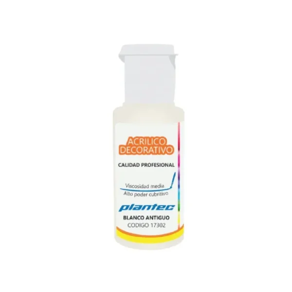 ACRILICO PLANTEC 50ML BCO.TITANIO