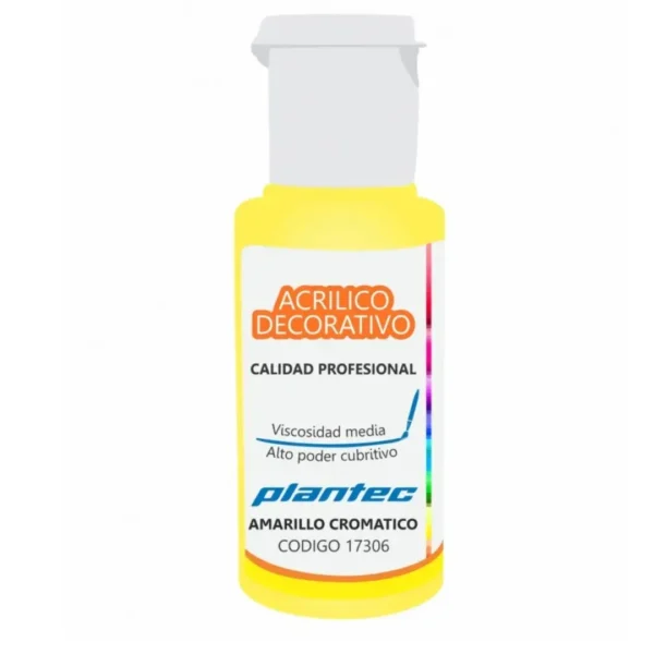 ACRILICO PLANTEC 50ML AMAR.CROMO