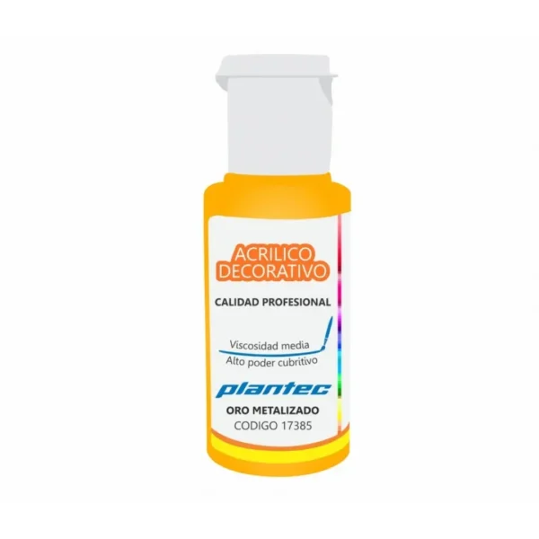 ACRILICO PLANTEC DEC.50ML METAL ORO