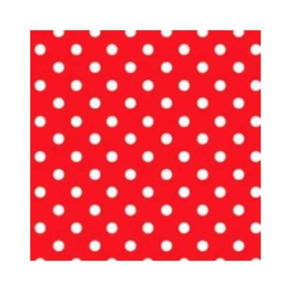 PLIEGO PAPEL LUNARES ROJO