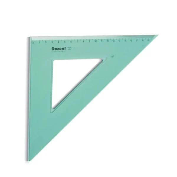 ESCUADRA DOZENT 30CM-45* MILIM.2634