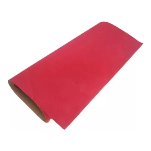 pliego papel felpa rojo