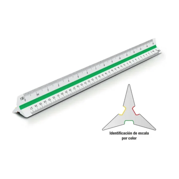 ESCALIMETRO PLANTEC 30CM PVC 4504