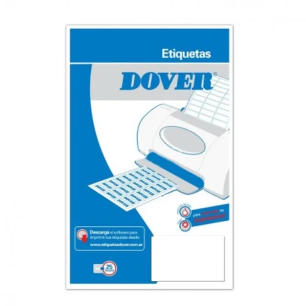 ETIQUETAS DOVER O5EA0006 A4 48X17 100H