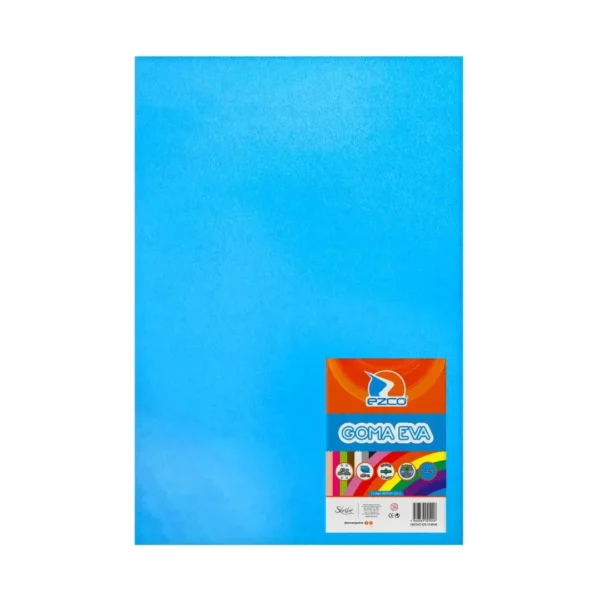 PLANCHA GOMA EVA 40X60 ESC.CELESTE