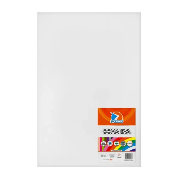 PLANCHA GOMA EVA 40X60 ESC.BLANCA