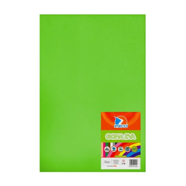 PLANCHA GOMA EVA 40X60 ESC.VDE.CLARO