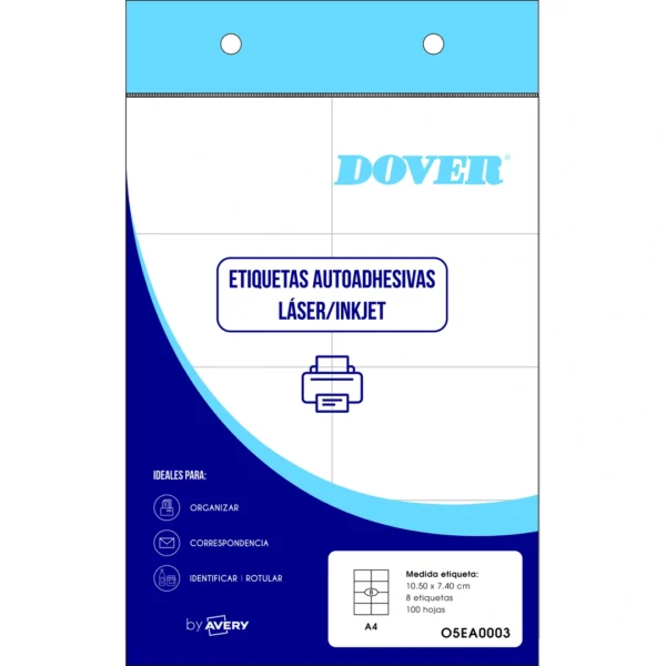 ETIQUETAS DOVER O5EA0003 A4 105X74 100H