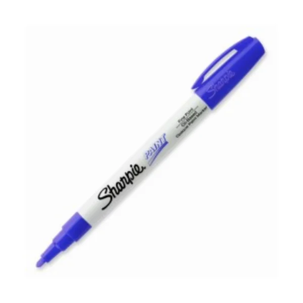MARCADOR SHARPIE PAINT FINO AZUL