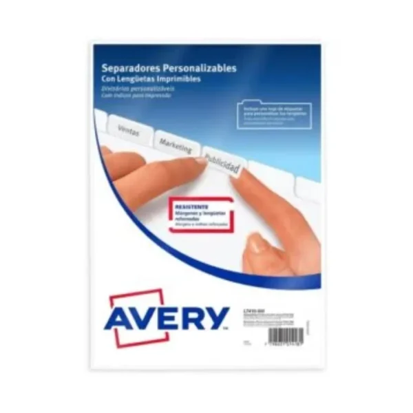 JUEGO SEP.AVERY L7410-12M A4 I