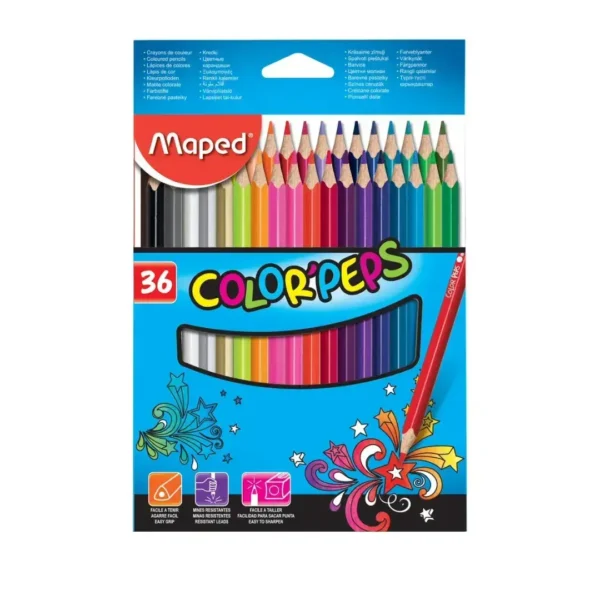 LAPICES MAPED COLOR PEPS X 36 COL.