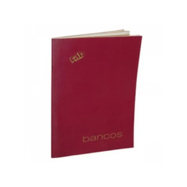 LIBRO BANCOS RAB 19X26 T/FLEX. 40PAG