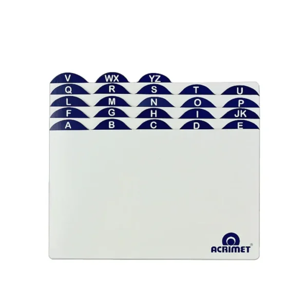 INDICE P/FICHERO ACRIMET N*2 (100632)