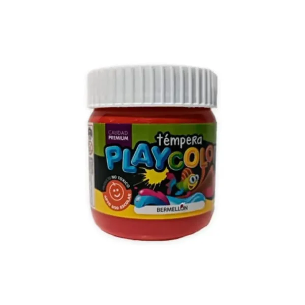 TEMPERA PLAYCOLOR POTE 250GR BERMELLON