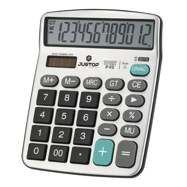 CALCULADORA JUSTOP JP-612 12 DIG.