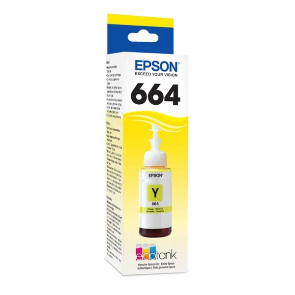 TINTA EPSON T664 AMAR. P/L200