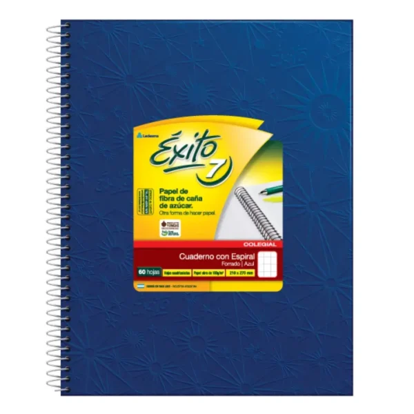 CUADERNO EXITO E7 T/D ESP.FORR 60H AZ.#