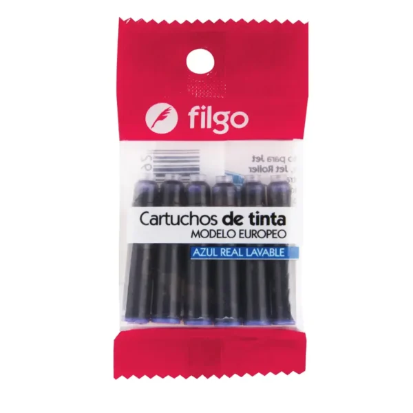 CARTUCHOS FILGO X 6 AZUL