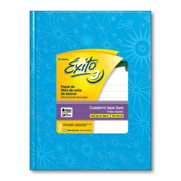 CUADERNO EXITO N*3 UNIV.100H CELESTE =
