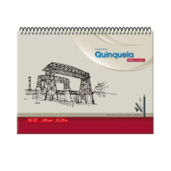 BLOCK BOCETO QUINQUELA 22X29 50H