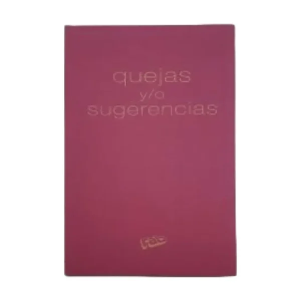 LIBRO RAB QUEJAS 22X33 2M CORONA T/D