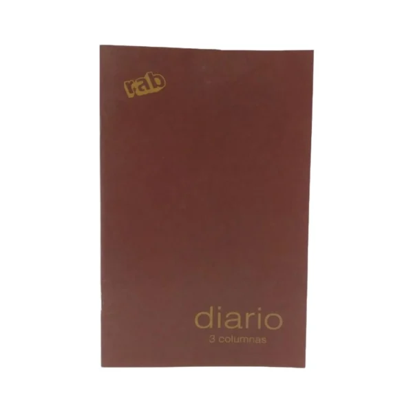 LIBRO RAB CONTAB.DIARIO 3COL. 17X26 T/F