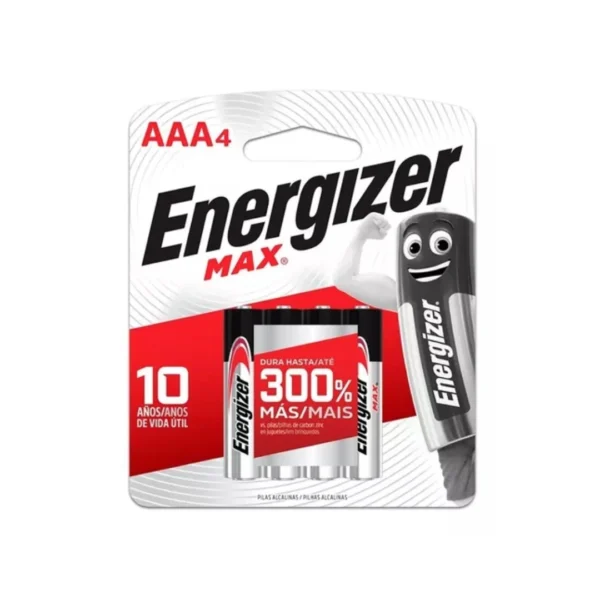 PILA ENERGIZER AAA X 4UNID.