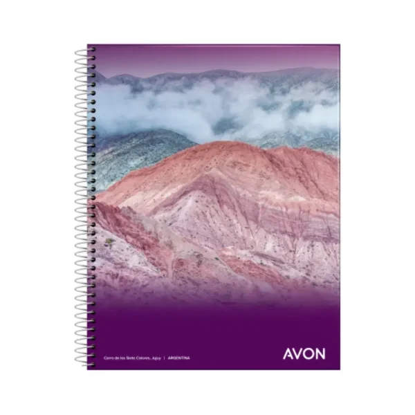 CUADERNO AVON 16X21 C/ESP.84H RAY.