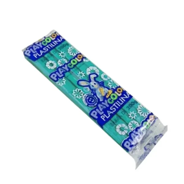 PLASTILINA PLAYCOLOR CELESTE 200GR.