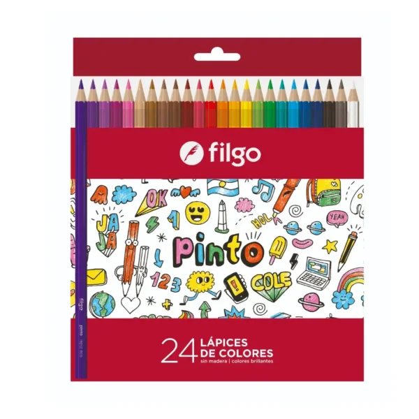 LAPICES FILGO PINTO X 24 COLORES