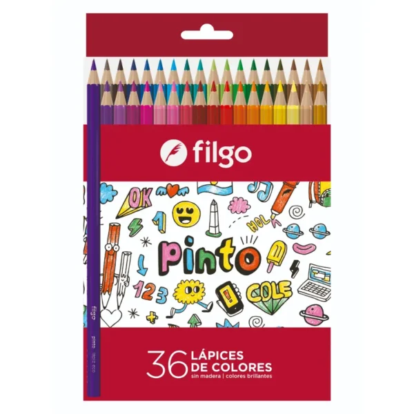 LAPICES FILGO PINTO X 36 COLORES