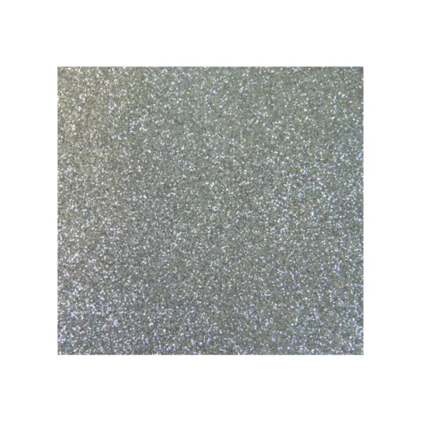 PLANCHA GOMA EVA MDO C/GLITTER PLATA