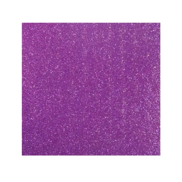PLANCHA GOMA EVA MDO C/GLITTER LILA