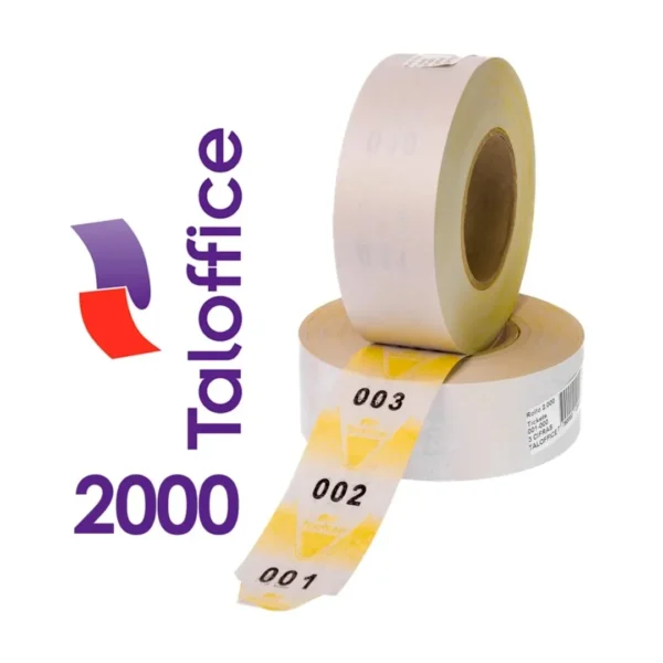 ROLLO NUMEROS TALOFFICE P/EXP. X 2000(3 CIFRAS)