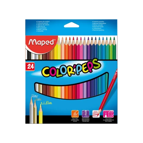 LAPICES MAPED COLOR PEPS PULSE X 24COL.