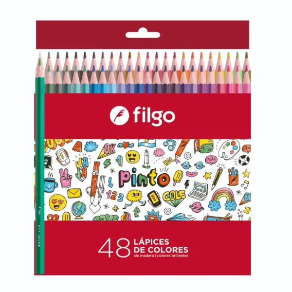 LAPICES FILGO PINTO X 48 COLORES