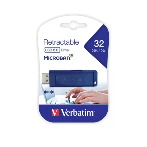 PEN DRIVE VERBATIM 32GB RETRACTIL (98697)