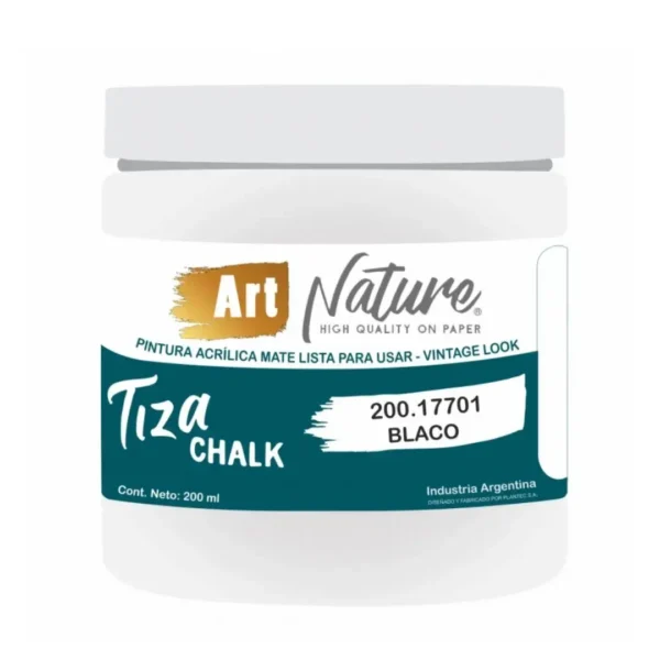 PINTURA PLANTEC TIZA CHALK BCO.200ML