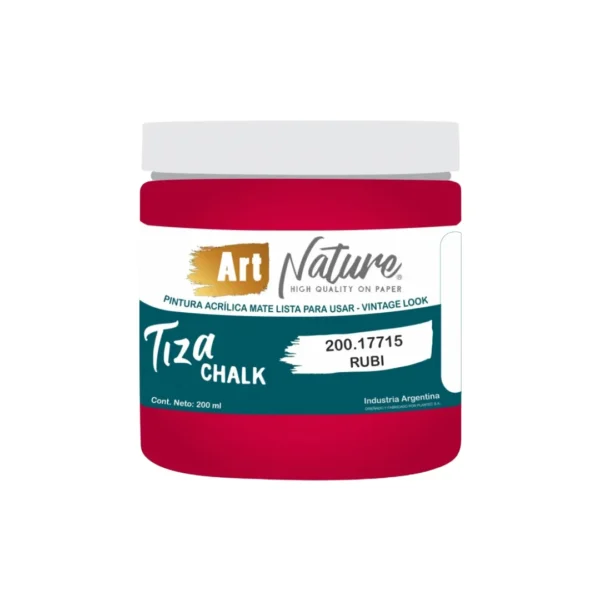 PINTURA PLANTEC TIZA CHALK RUBI 200ML