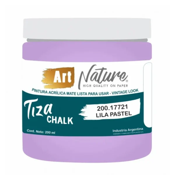 PINTURA PLANTEC TIZA CHALK LILA PASTEL 200ML