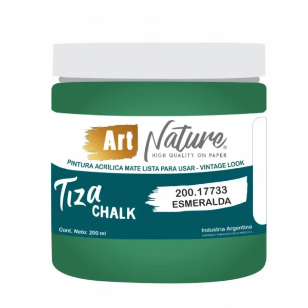 PINTURA PLANTEC TIZA CHALK ESMERALDA 200ML