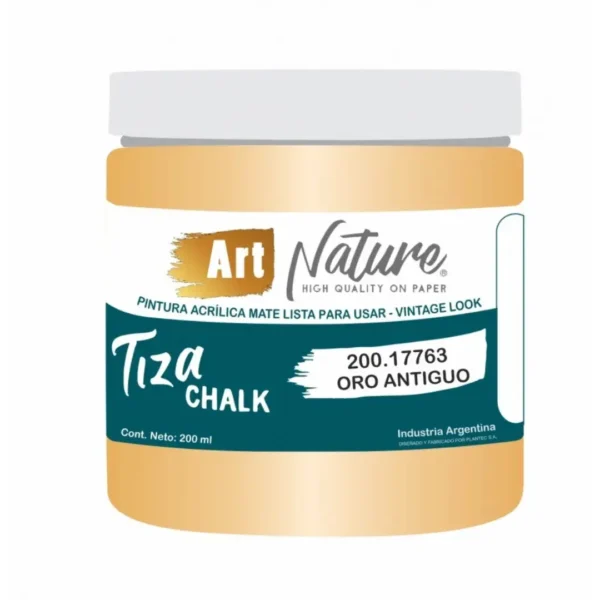 PINTURA PLANTEC TIZA CHALK ORO ANT.MET.200ML