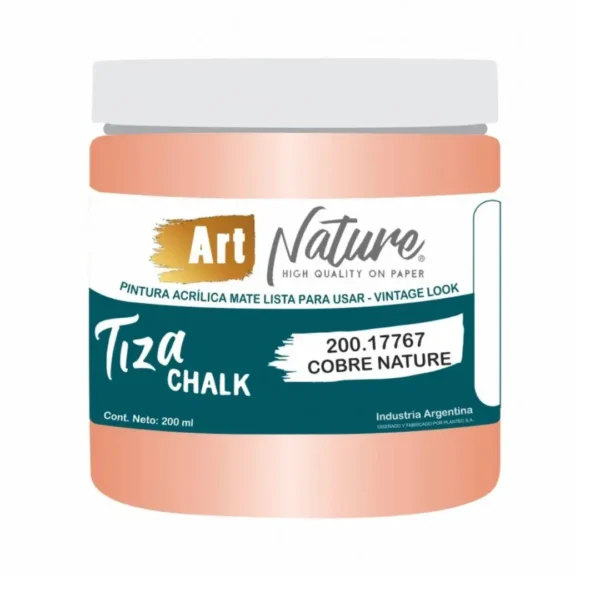 PINTURA PLANTEC TIZA CHALK COB.NATURE MET.200ML