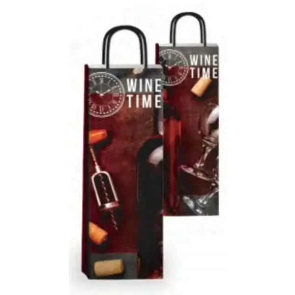 BOLSA NEOPACK WINE TIME 14X8X40 P/BOTELLAS
