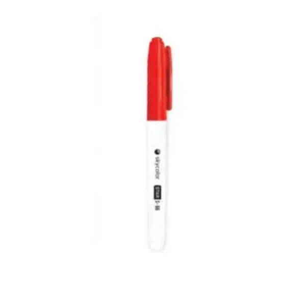 MARCADOR SKYCOLOR FINO P/PIZARRA ROJO