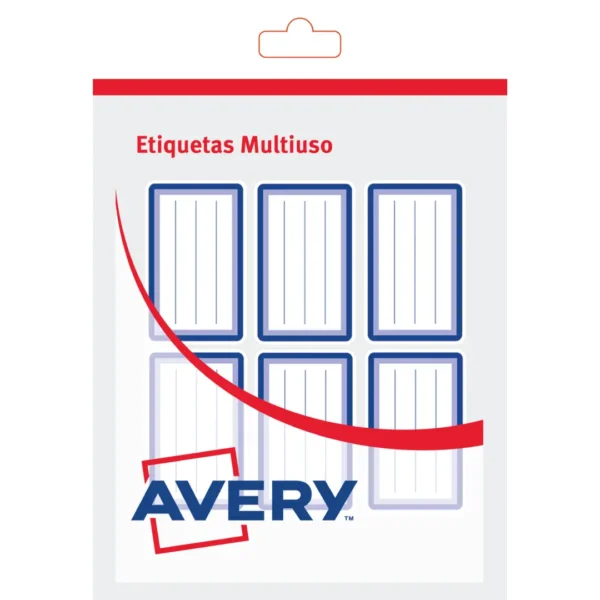 ETIQUETAS AVERY 13221N ESC. X 3HJS AZUL